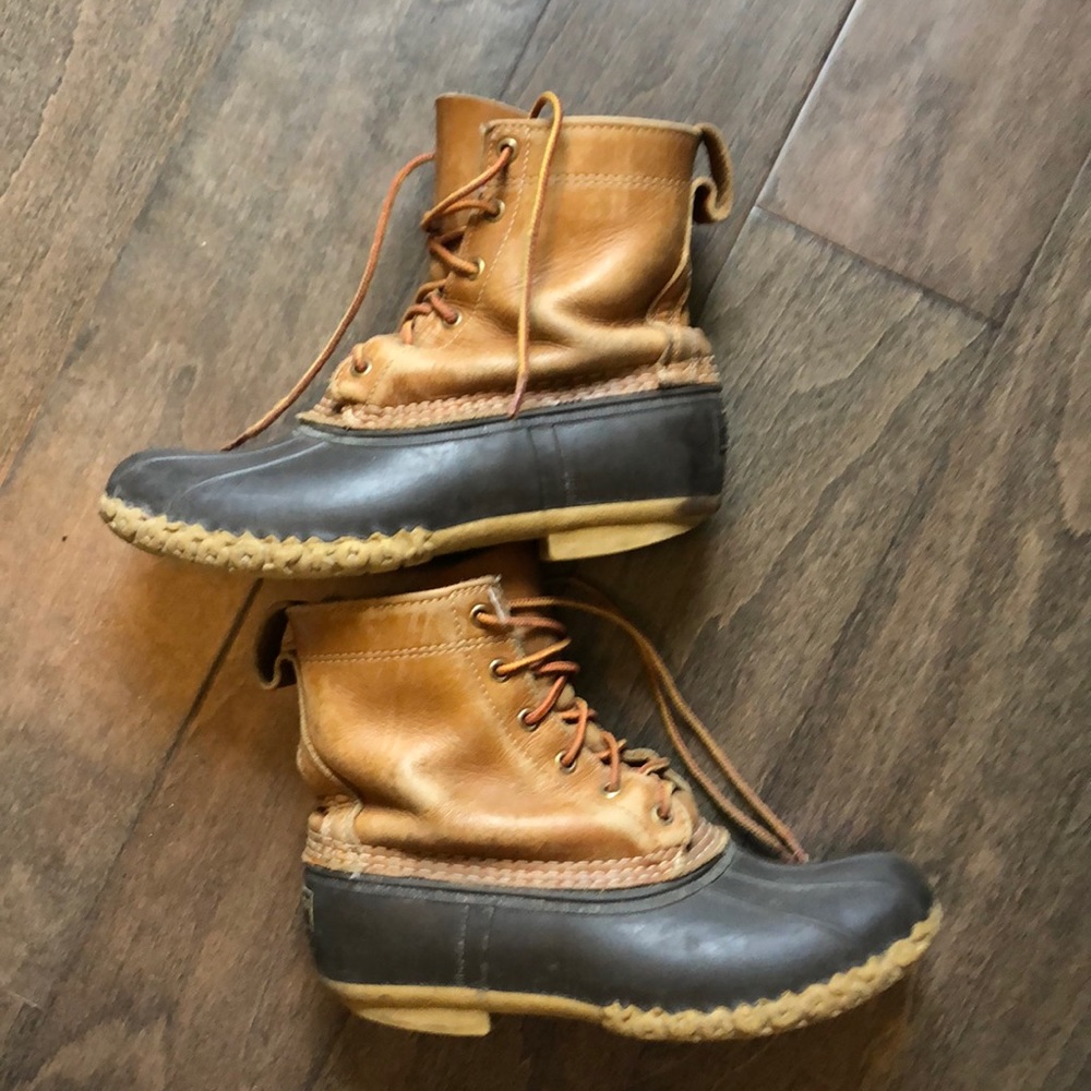 LL Bean duck boots
